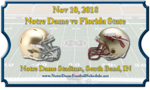 Notre Dame Fighting Irish vs Florida State Seminoles ...