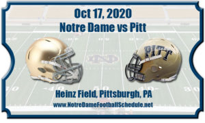 Notre Dame Fighting Irish vs Pitt Panthers Football Tickets